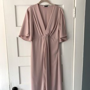 Gille/Pink Blush Maternity Dress - Size Small - Light Pink - High Low